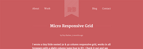 Micro Responsive Grid